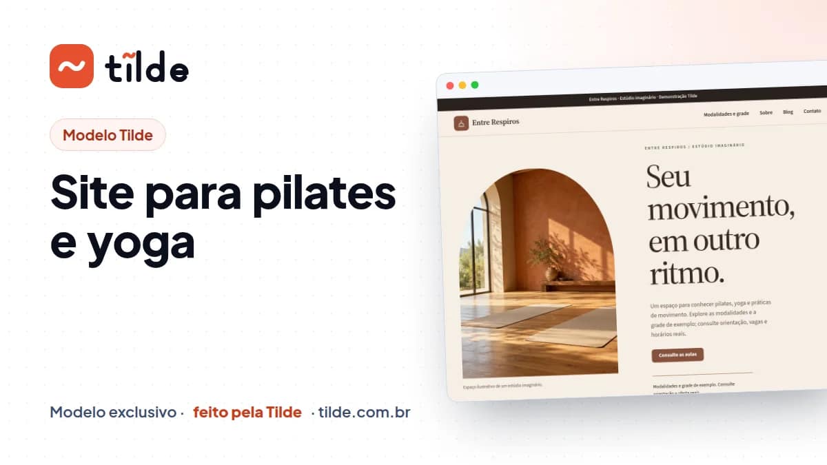 Capa do Entre Respiros, estúdio demonstrativo da Tilde