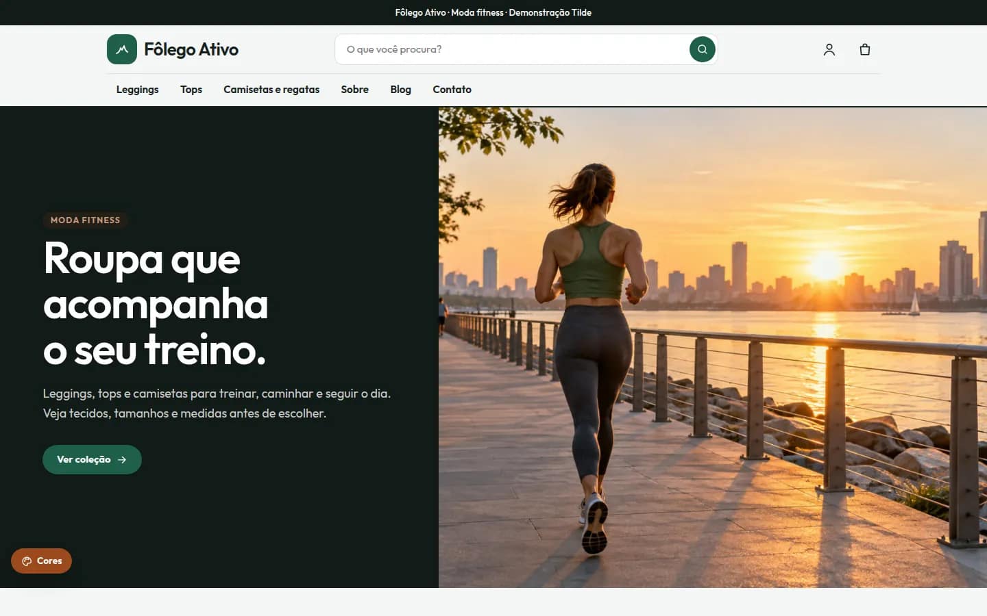 Fôlego Ativo — moda fitness — Loja virtual WooCommerce