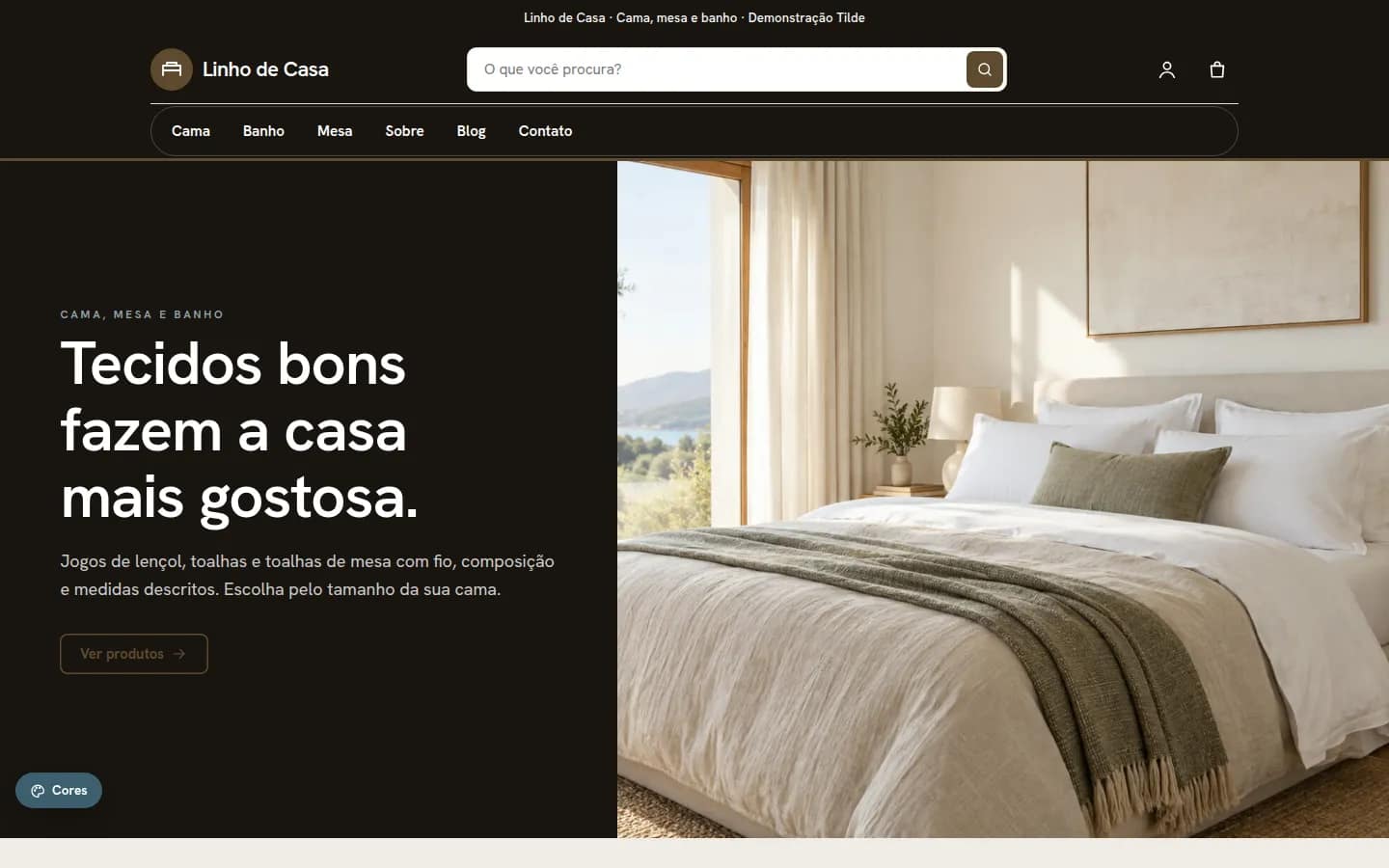 Linho de Casa — cama, mesa e banho — Loja virtual WooCommerce