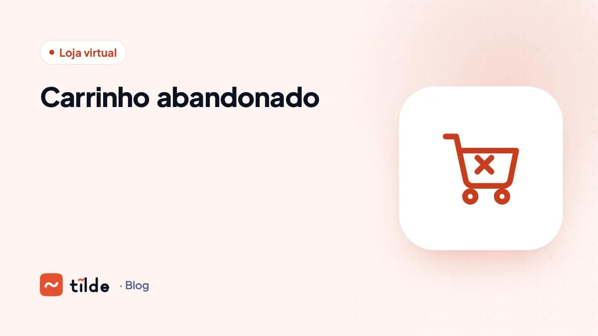 Carrinho de compras parado diante de uma tela de checkout