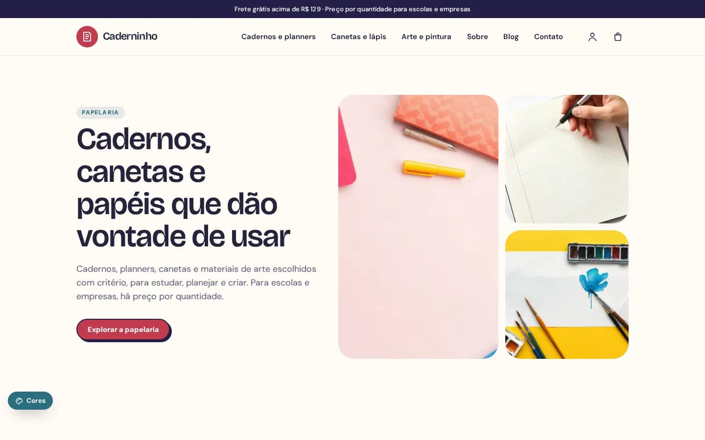 Caderninho — papelaria criativa