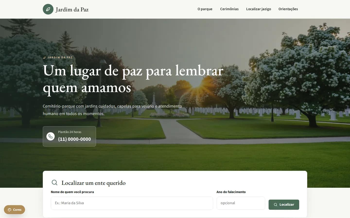 Jardim da Paz — cementerios y funerarias