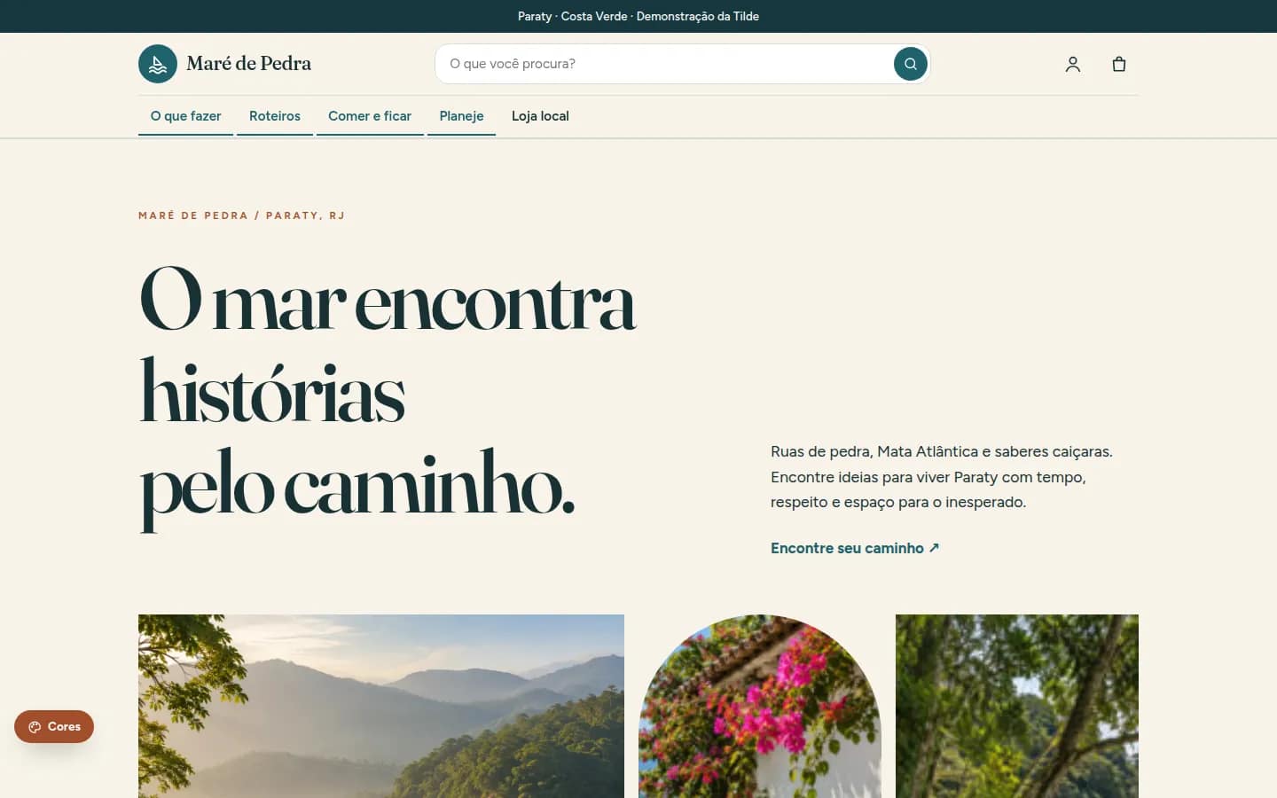 Maré de Pedra — portal turístico de paraty — Loja virtual WooCommerce