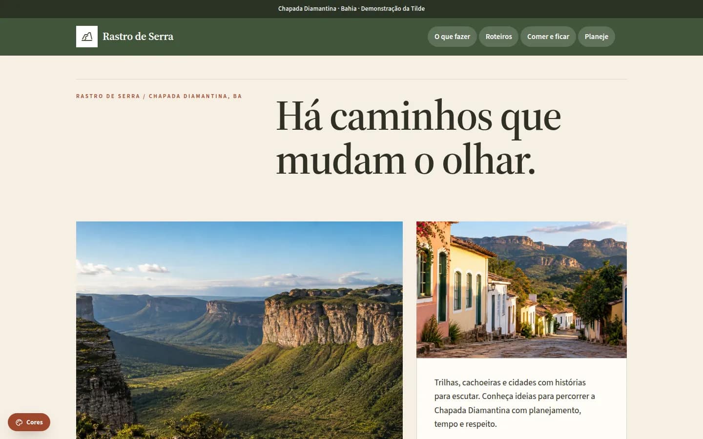 Rastro de Serra — portal turístico da chapada diamantina — Site WordPress