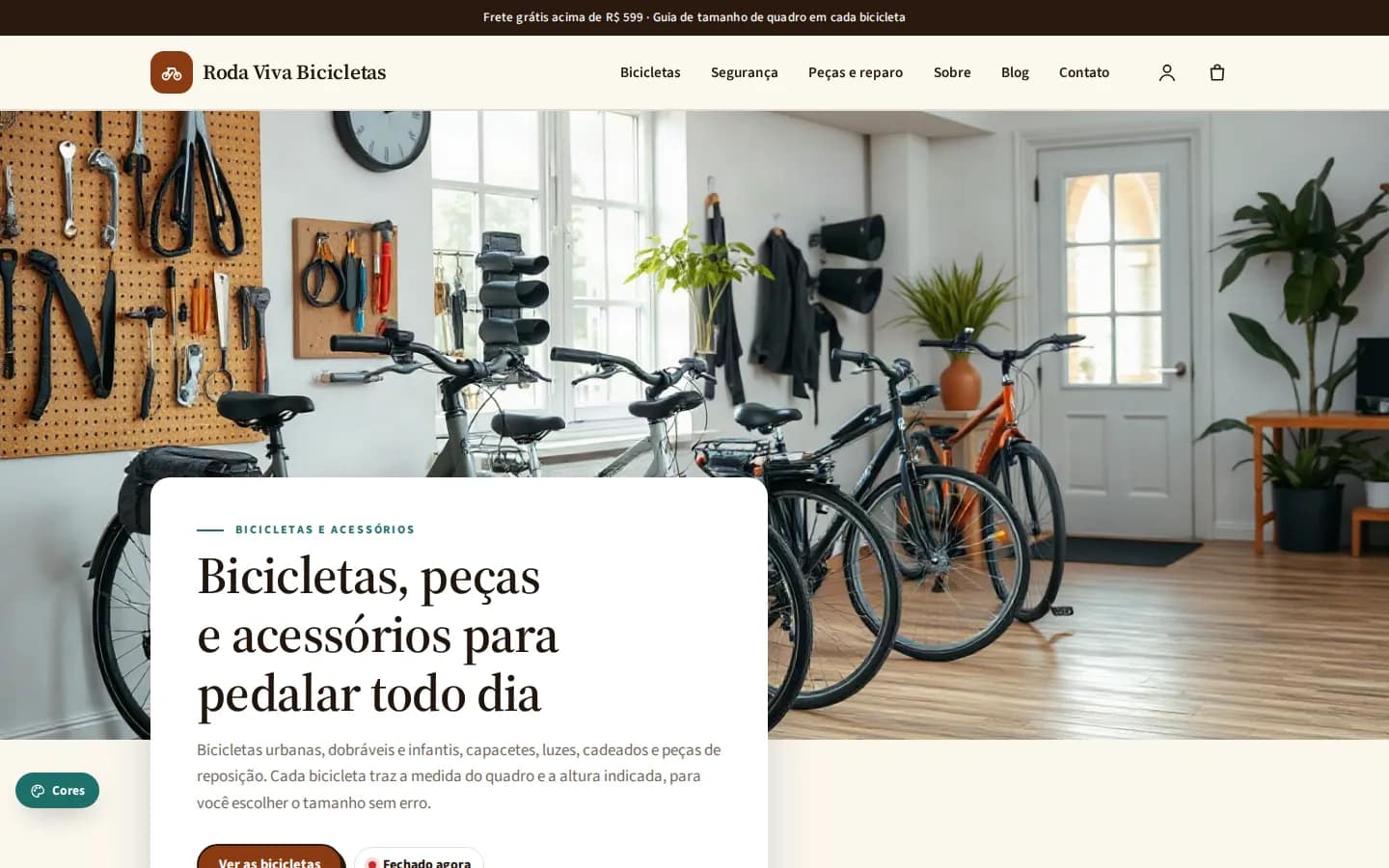 Roda Viva Bicicletas — bicicletas e acessórios — Tienda online WooCommerce