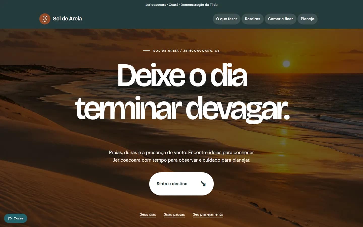 Sol de Areia — portal turístico de jericoacoara — Site WordPress