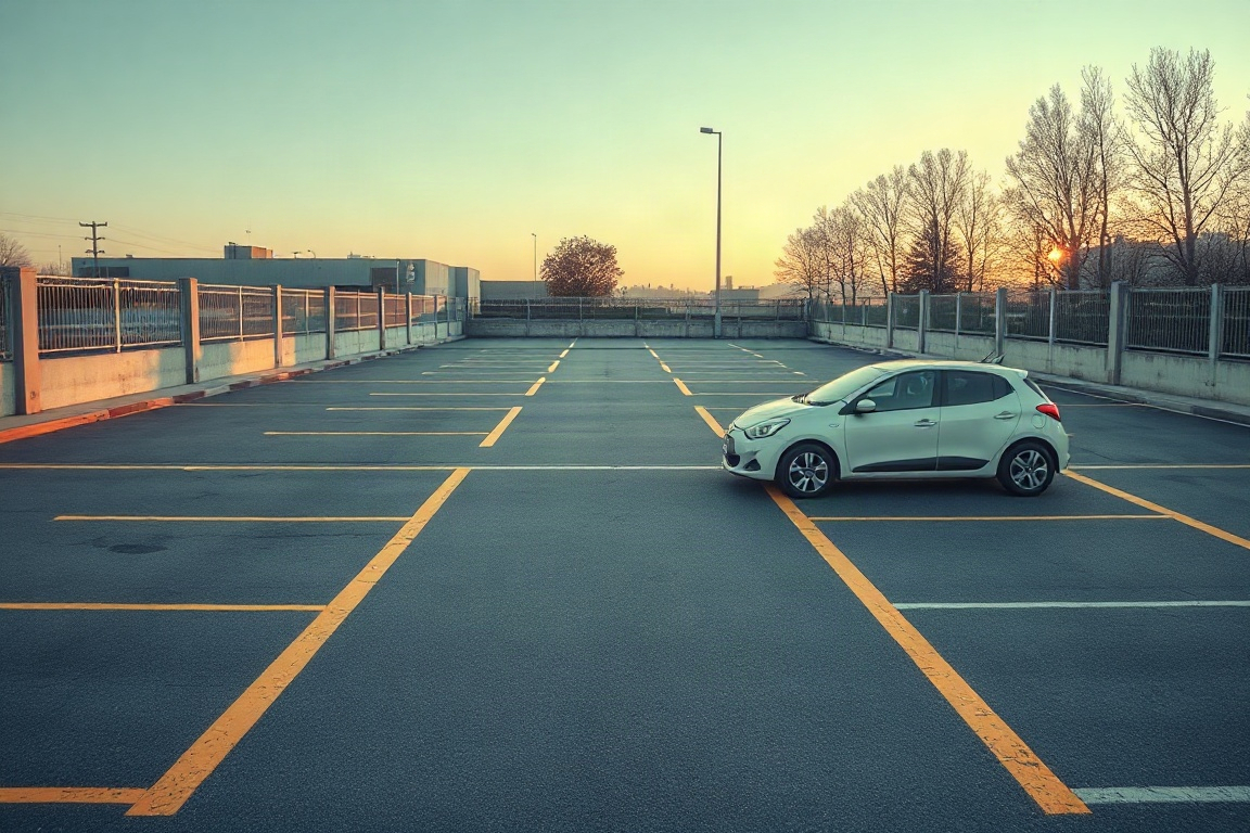 Estacionamento vazio
