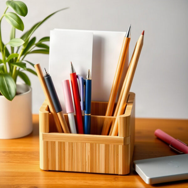 Organizador de bambu