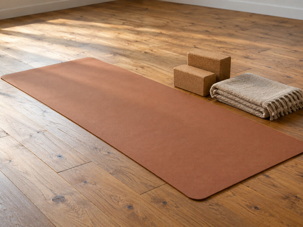 Materiais ilustrativos para yoga