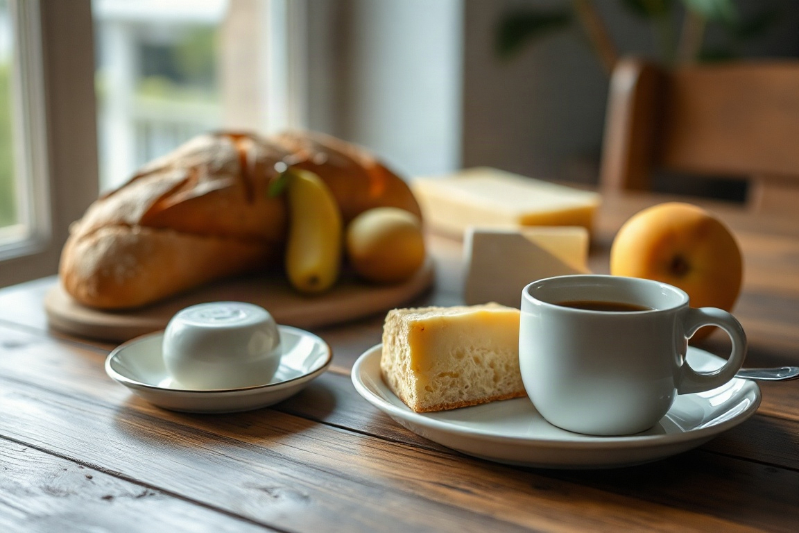 Mesa de café da manhã