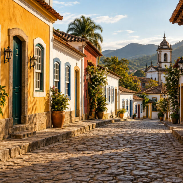 Cidade histórica ilustrativa