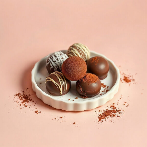 Trufas de chocolate sortidas