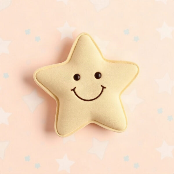 Chocalho de pano estrela