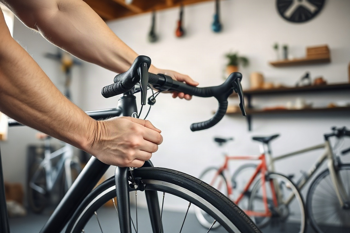Revisão da bicicleta