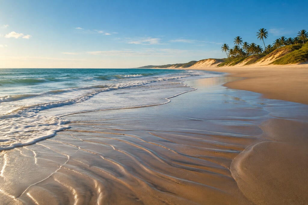 Praia do litoral cearense ilustrativa