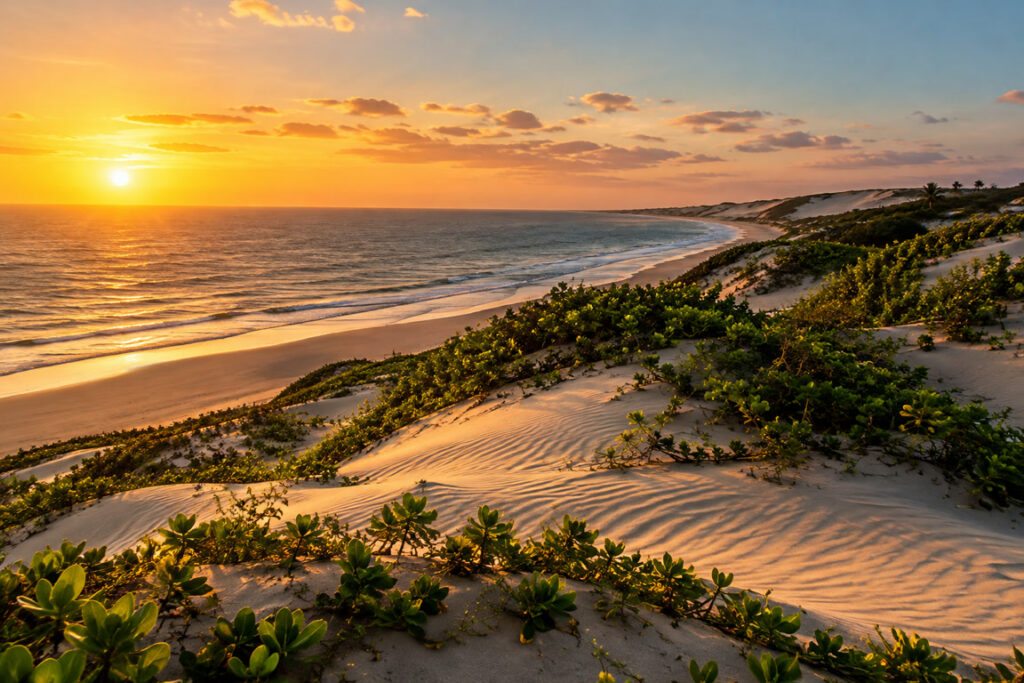 Paisagem de dunas ilustrativa
