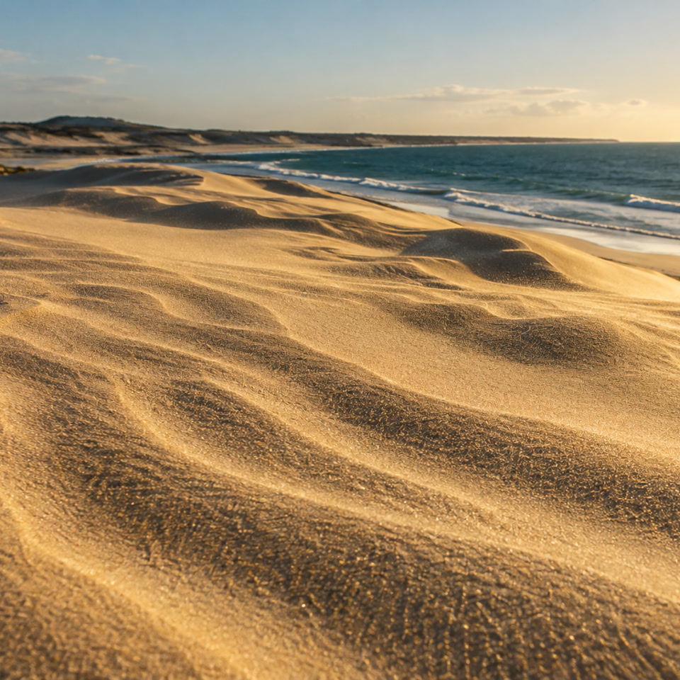 Textura de areia e vento ilustrativa