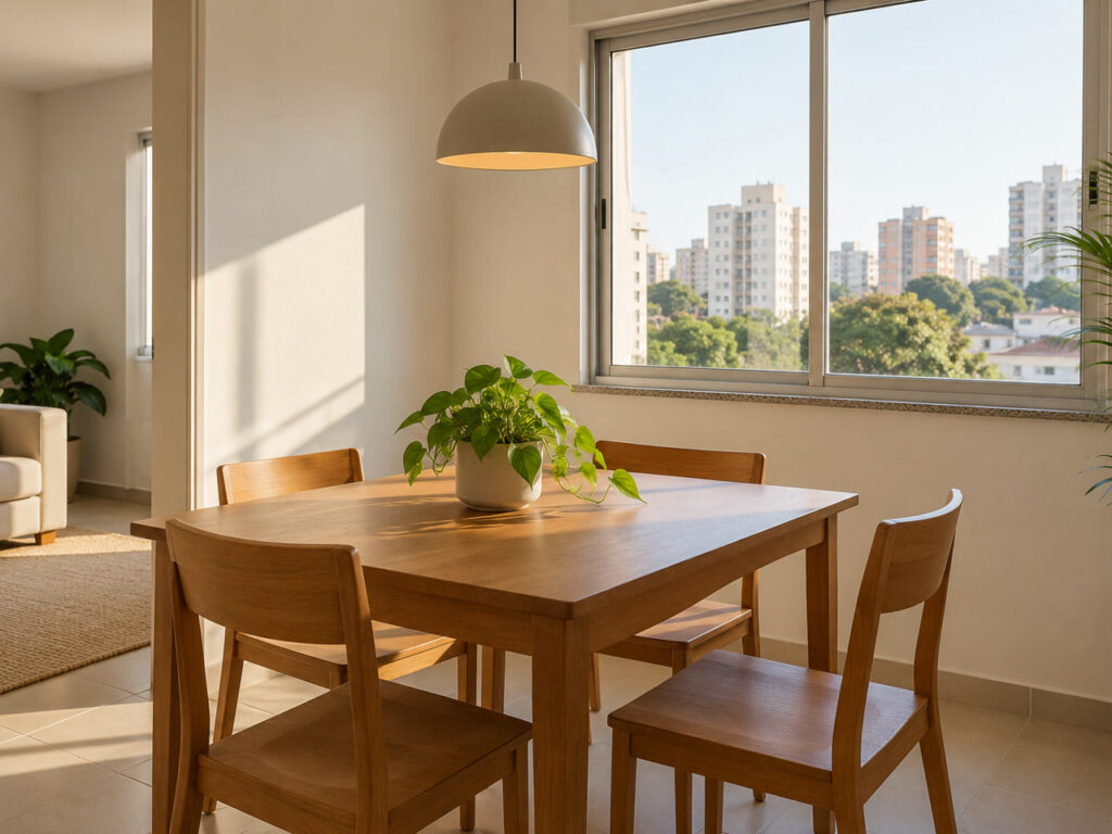 Ambiente residencial ilustrativo