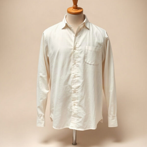 Camisa de linho off-white