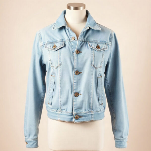 Jaqueta jeans clara